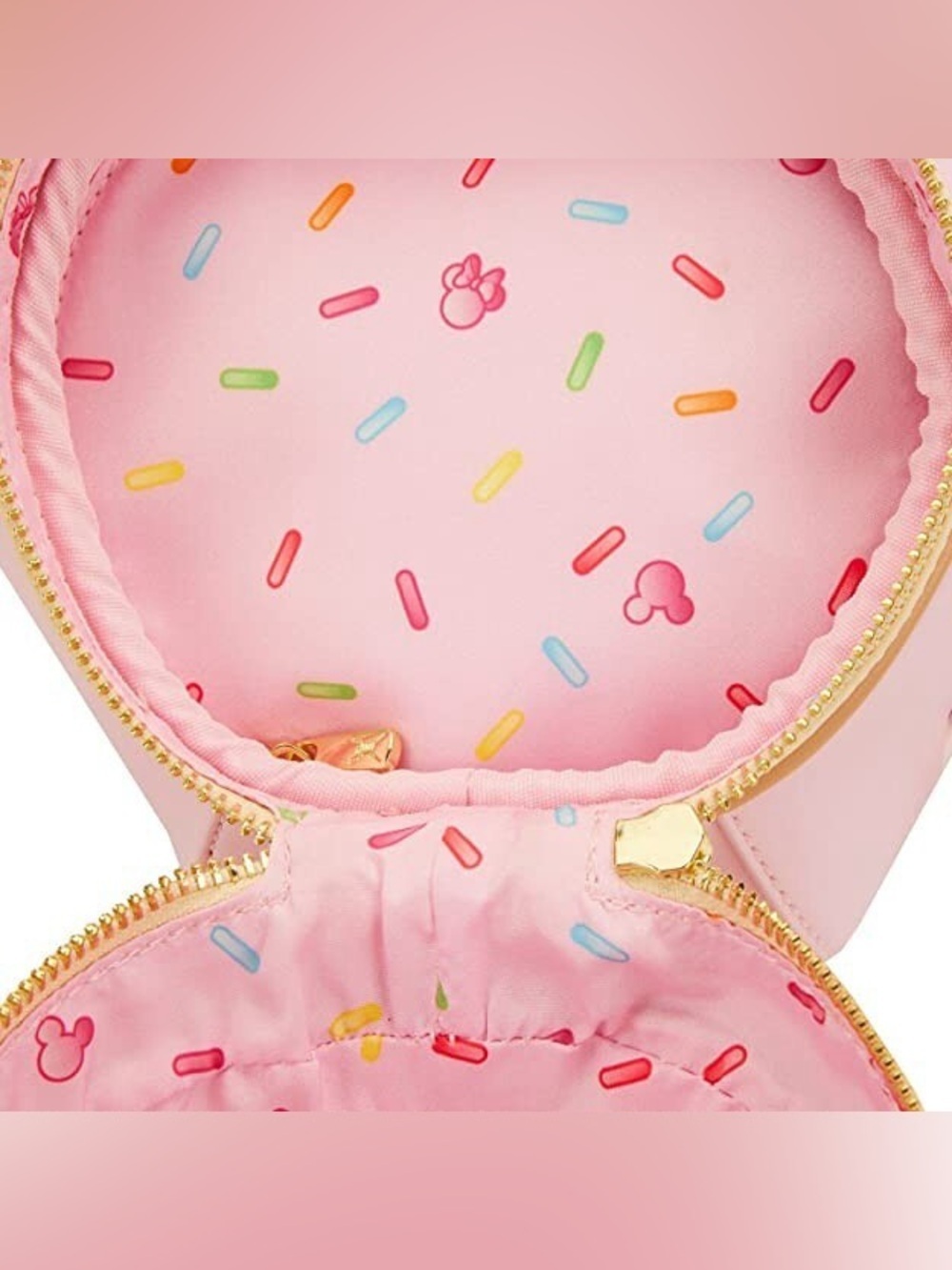 NEW Loungefly Stitch Shoppe Disney Minnie Soft Serve Ice Cream Crossbody Bag - Picture 3 of 16